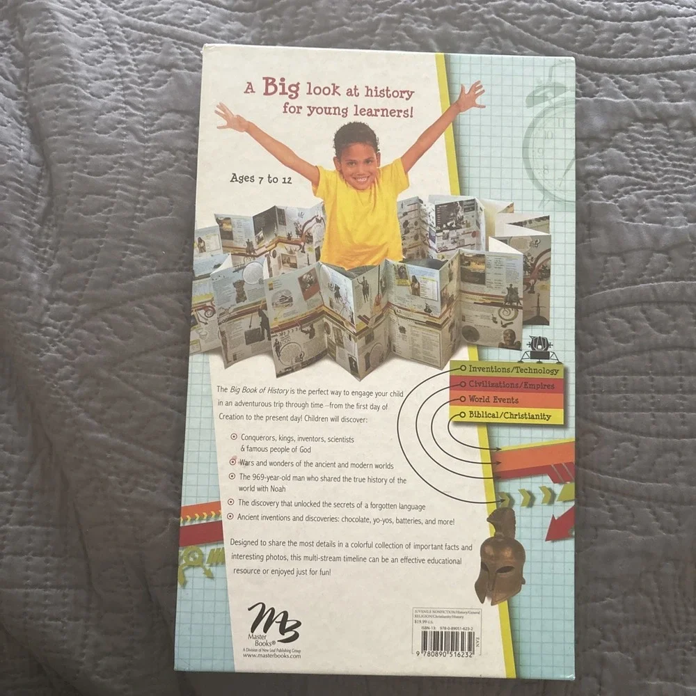 Big Book of History 15 Foot Fold Out Timeline Master Books Homeschool